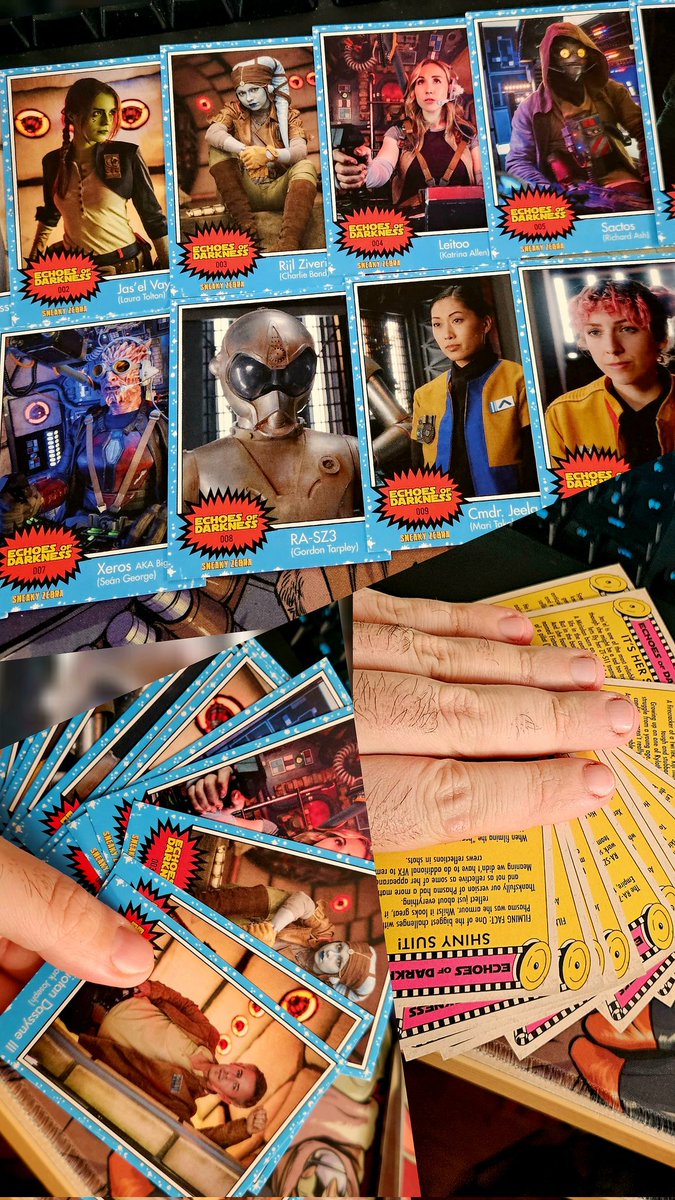 One of my favorite perks for the film was these trading cards.
Complete with misquotes and typos, if you haven't seen the film I'd love for you to check it out.
youtu.be/9PDgXMFpZ4Q

#starwars #Filmmaking