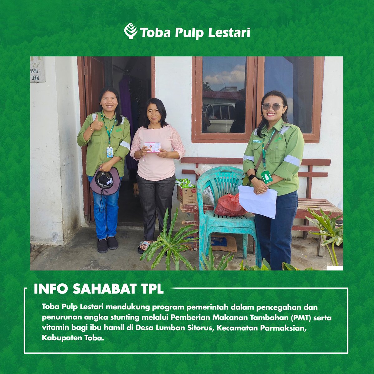 tobapulp_id's tweet photo. Hai Sahabat !
Toba Pulp Lestari ingin membagikan informasi mengenai kegiatan yang dilakukan sepekan ini.
https://t.co/F4Xw2yUb1s
#TobaPulpLestari
#TPL
#TPLHadirBerkontribusi
#LifeatTobaPulpLestari
#GoodForCompany
#GoodForCustomer
#InfoSahabatTPL https://t.co/0QIjmtmShT