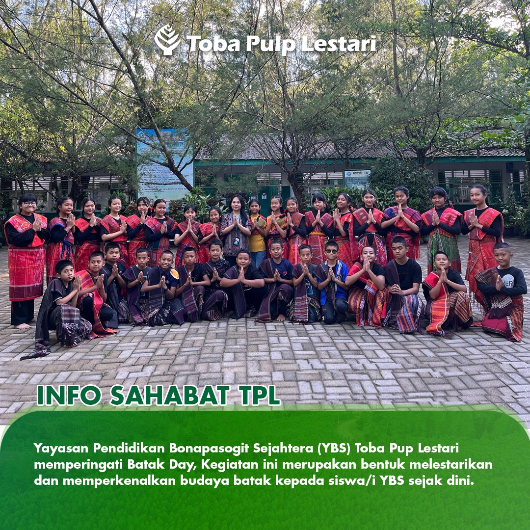 tobapulp_id's tweet photo. Hai Sahabat !
Toba Pulp Lestari ingin membagikan informasi mengenai kegiatan yang dilakukan sepekan ini.
https://t.co/F4Xw2yUb1s
#TobaPulpLestari
#TPL
#TPLHadirBerkontribusi
#LifeatTobaPulpLestari
#GoodForCompany
#GoodForCustomer
#InfoSahabatTPL https://t.co/0QIjmtmShT