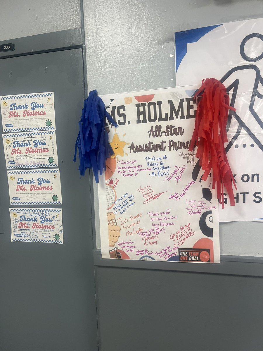 It was such a busy week I didn’t get pictures of everything, but I’m grateful for the kindness my team and staff showed me this week. It was a blessed Assistant Principal’s Appreciation Week! #grateful #middleschoolismyjam #thankyou