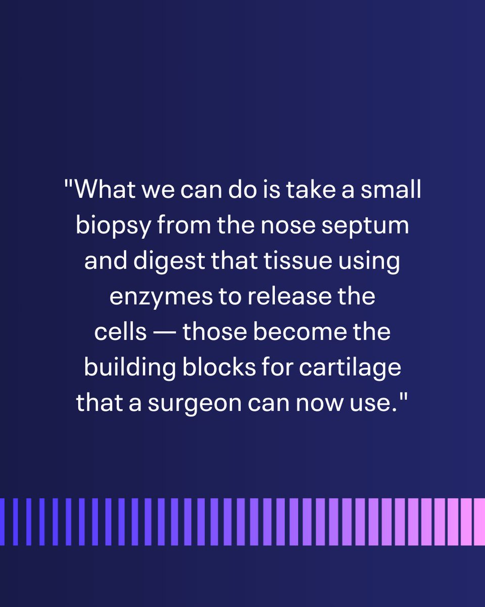 Dr. Adesida is advancing cancer care in Alberta with his work in 3D-printed cartilage. Using a patient's own cells for facial reconstruction, he is pioneering more precise and less invasive surgeries. Learn more: albertacancer.ca/leap-magazine/…