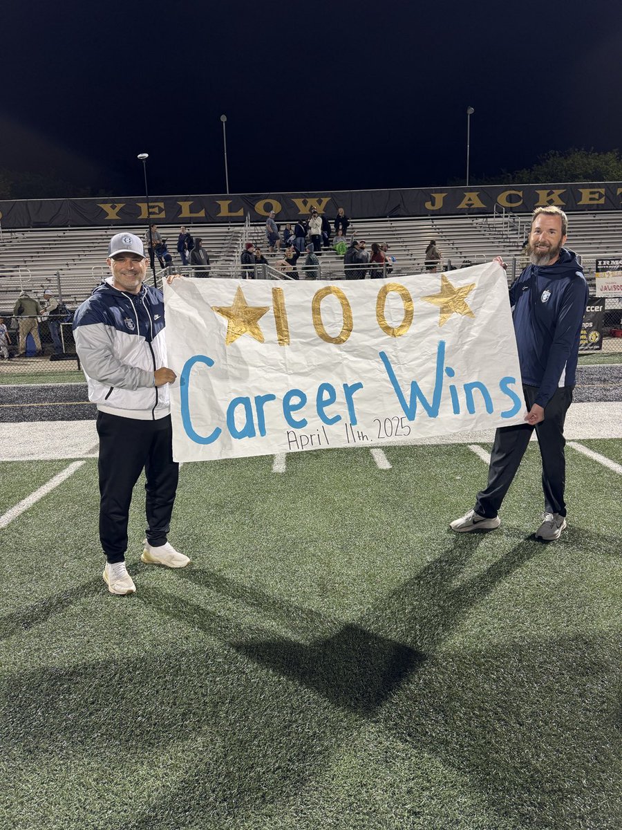 Lots of great players made this milestone possible. So thankful to be the coach at Chapin. #CHS