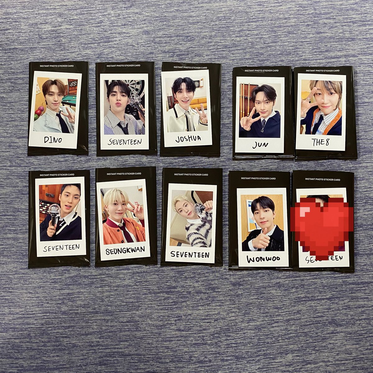 sol19961122's tweet photo. SEVENTEEN holiday ペンミ トレカ チェキ 交換

譲  画像1~2枚目

求  ウジ🍚

郵送📮での交換よろしくお願いします

お返事にお時間かかります。
FFさん優先
お断りする際は♡します。 https://t.co/EdW1Na2cBV