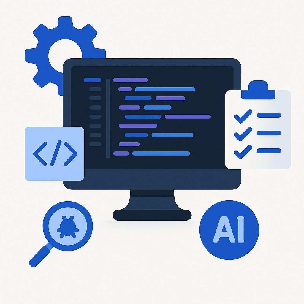 SolusianTech's tweet photo. #AI is transforming #software development in 3 key ways:

1. Code Generation – Tools like #GitHub Copilot assist with writing functions faster.

2. Bug Detection – AI scans for errors and vulnerabilities in real time.

3. Smart Testing – ML-based tests adapt to #UI changes. https://t.co/RZZaeTMriv