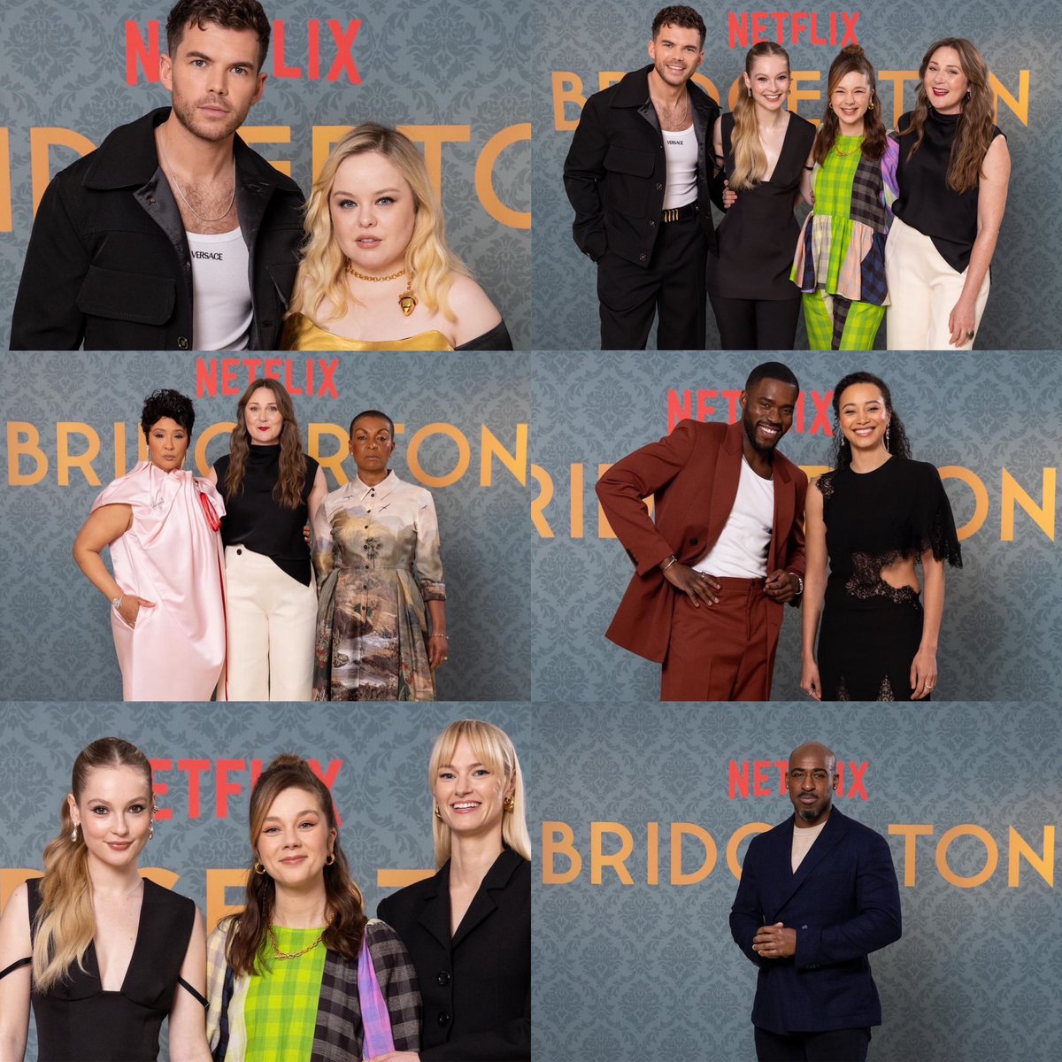 NoContxtBton's tweet photo. #Bridgerton Season 3's photo-call event was one year ago https://t.co/ClTDxVqb36