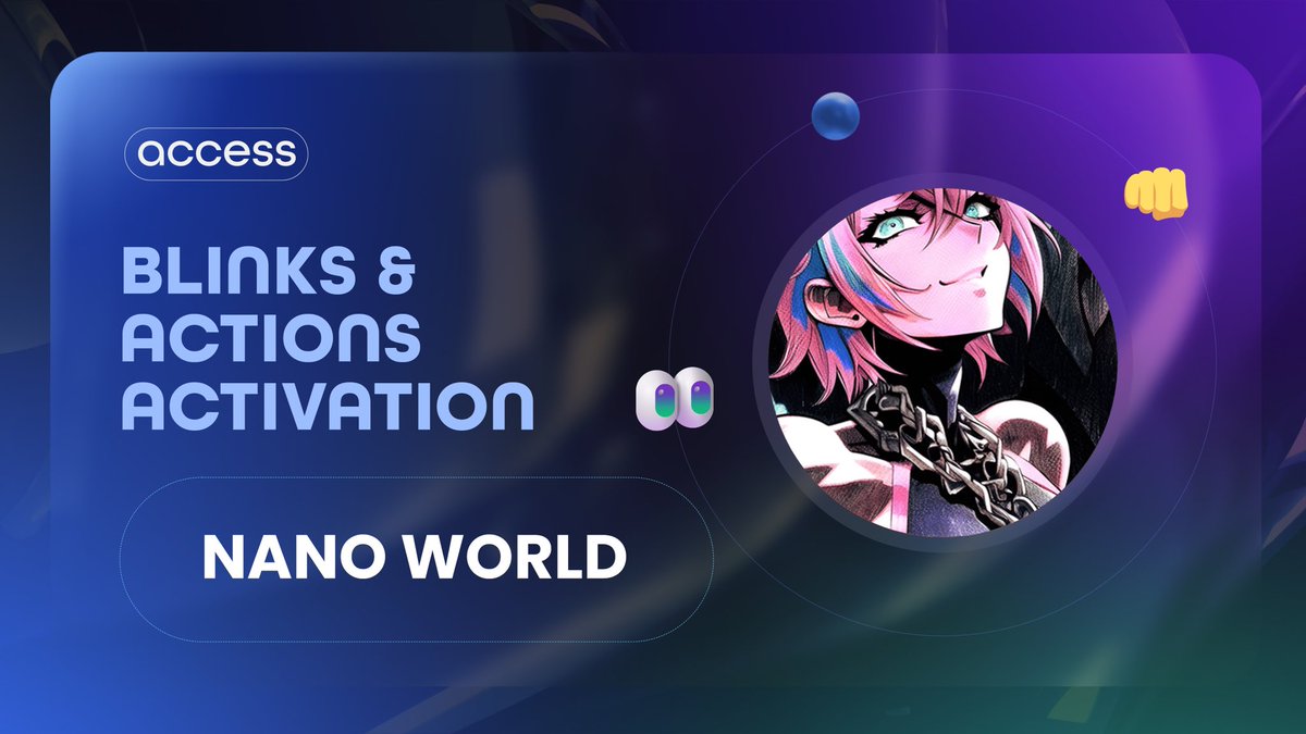 Step into the world of <a href="/NanoWorldComix/">0xLyra 🦋</a>—where anime-inspired art meets dynamic storytelling in every frame. Bold, expressive, and crafted with care, this is a must-follow for fans of the style.

We’re rolling out Blinks &amp; Actions to more creators soon. Who should be next? 👇