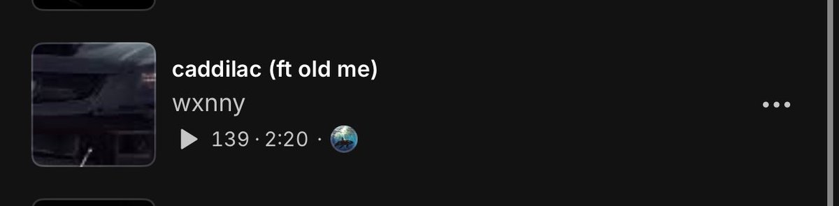 Thank yall for 100+ plays in the first day!! I really all the support were gonna be alright one day!!!