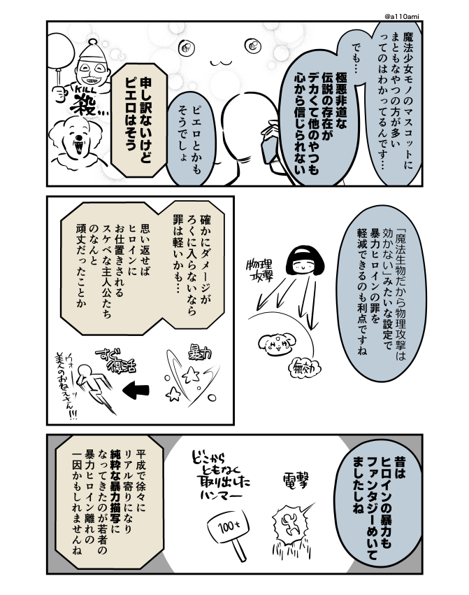 新連載を考える漫画家と編集のオリジナル漫画(のネーム )
暴力ヒロイン__令和編(2/3) 