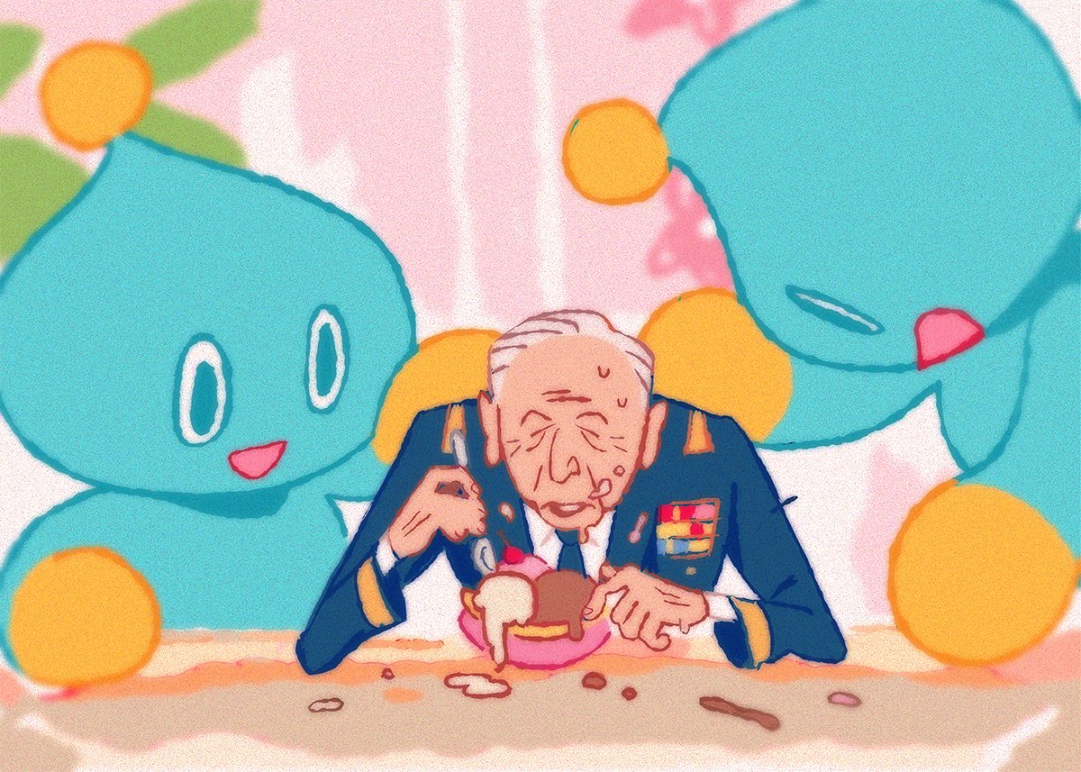 Alisa_Aydin's tweet photo. commander walters enjoying the chao room soup #SonicMovie3 https://t.co/DEBHTEpHoL