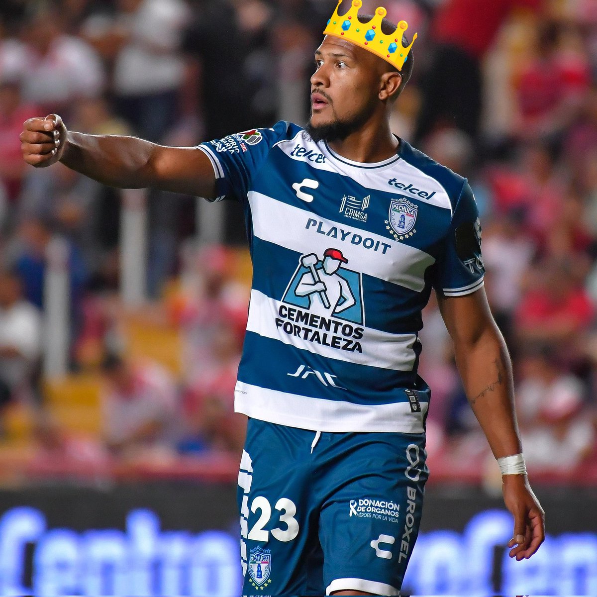 Julieta_ka's tweet photo. Todos le llaman el Rey Salomón @salorondon23 👑✨@Tuzos

#PachucaSomosTodos🤍💙 | #NecPAC https://t.co/ryY25YC9E3