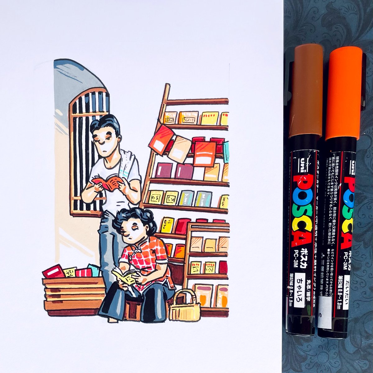psunster's tweet photo. Anyone recall those pop up libraries on the kali lima? Even I can barely remember but there were remnants here and there, apparently with lending libraries and such. 

#illustration  #childrensbookillustration  #artistsofsea #artistsoninstagram #artistofmalaysia https://t.co/4WBIVAUv0w