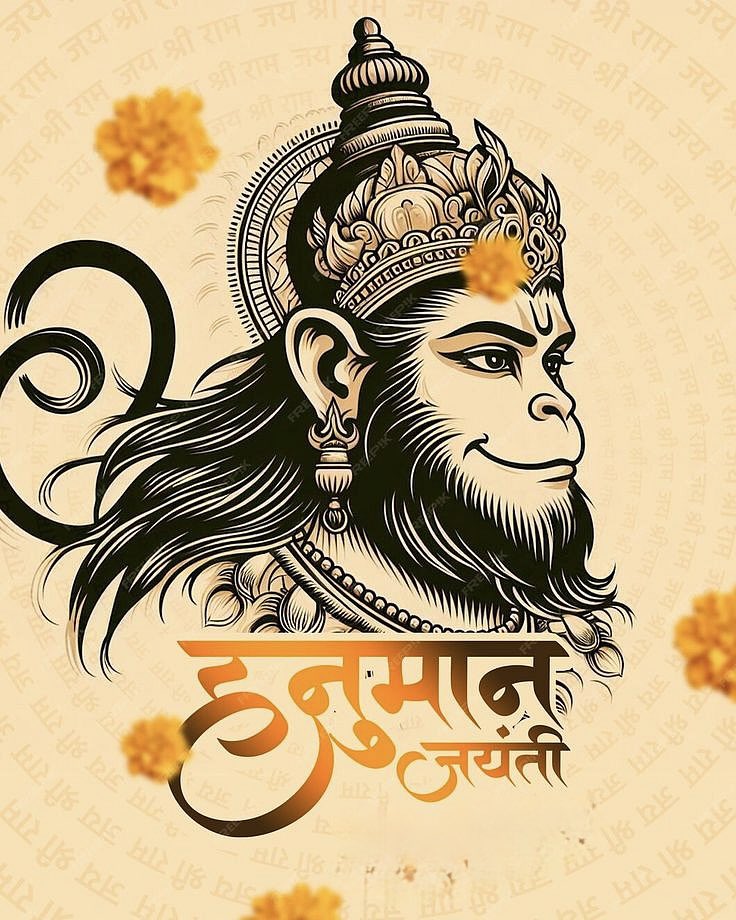 May Lord Hanuman's blessings light up your path, remove obstacles, and fill your life with courage, strength and devotion. Happy Hanuman Jayanti.🕉️🙏