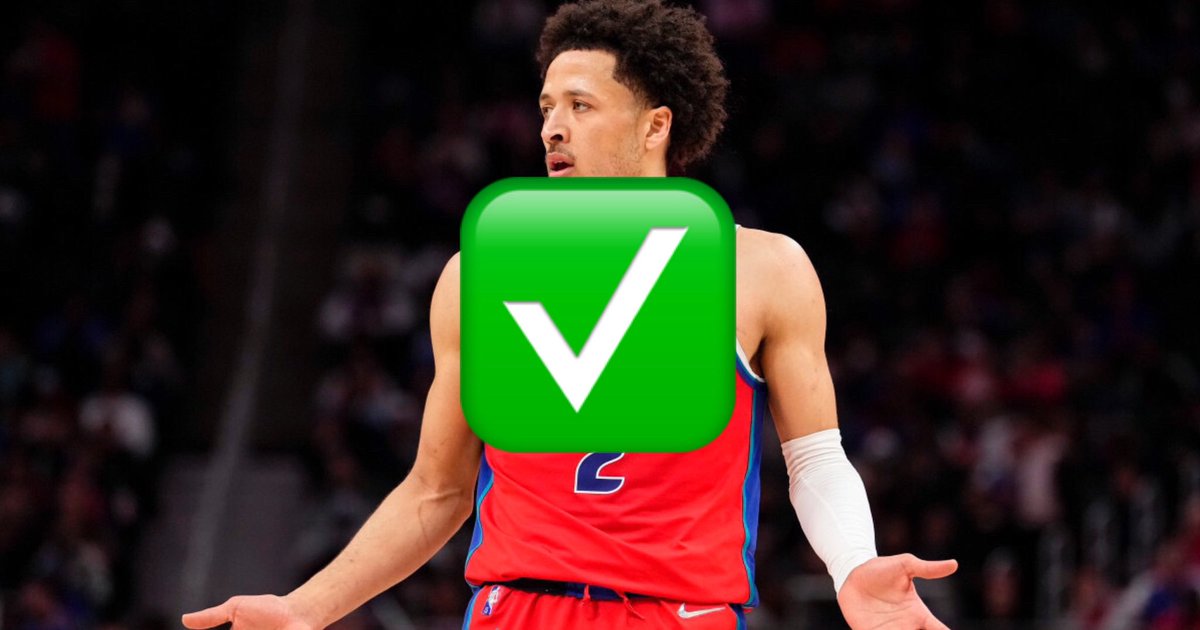 Cade Cunningham Over 4.5 Rebounds✅

💙 if you tailed.

ELITE READ🚀

Absolutely no reason we were given this line, especially after 5 and 7 rebounds last 2 games against the Milwaukee Bucks