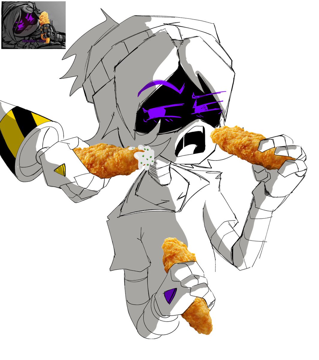 I_Vicious_Fiend's tweet photo. A las chicas de verdad les gusta el pollo frito https://t.co/af2F7Xx4O4