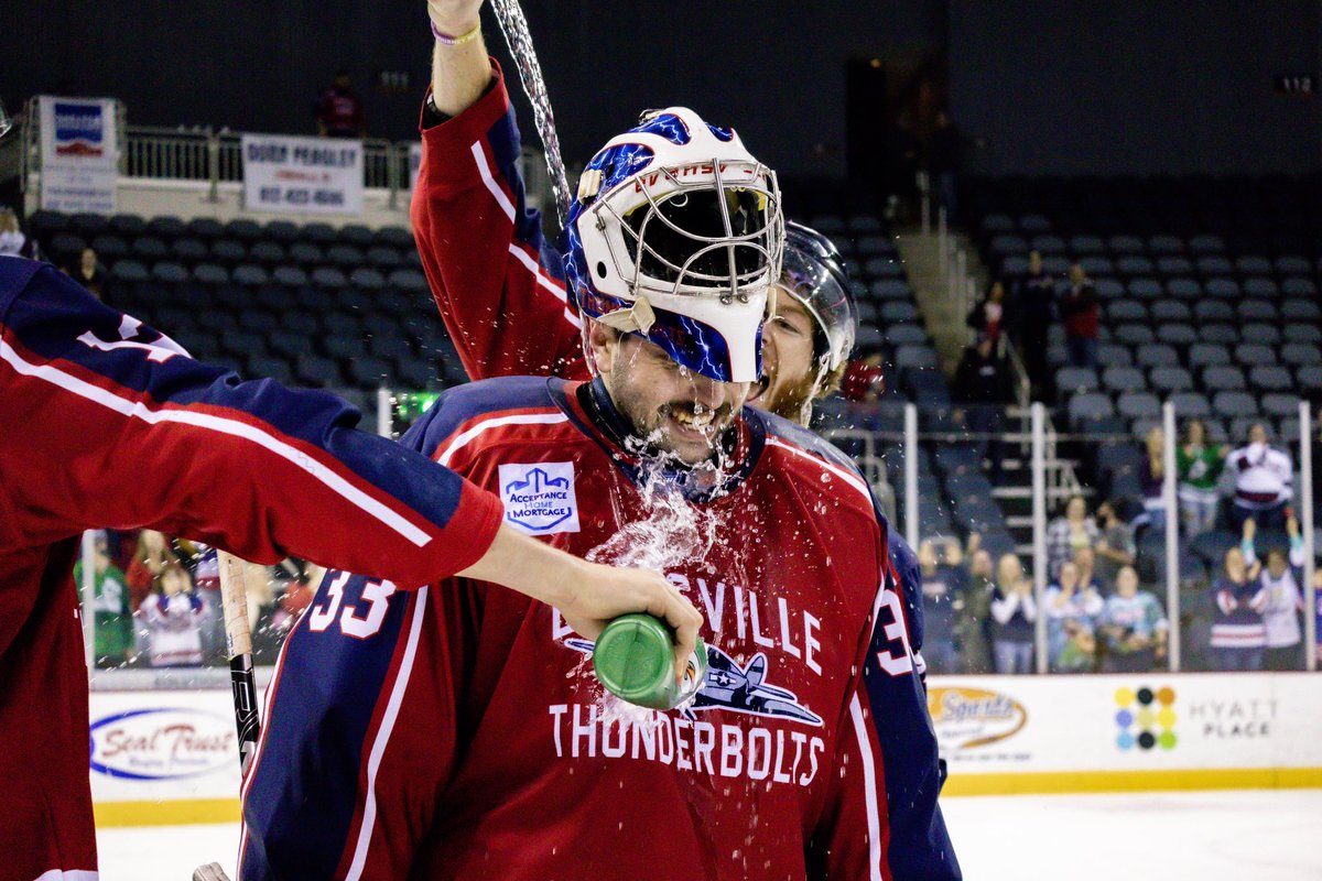 evvthunderbolts's tweet photo. Hear from Tonight’s First Star of the Game, Cole Ceci, after a Game 2 shutout to force a Game 3!

#LetsGoBolts | #WhoseHouse https://t.co/1ekzuQViP1