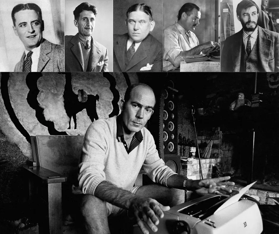 beatdom's tweet image. Here are the 5 writers who most influenced Hunter S. Thompson. Can you name them all from the photos?
Details here: huntersthompson.substack.com/p/5-writers-wh…