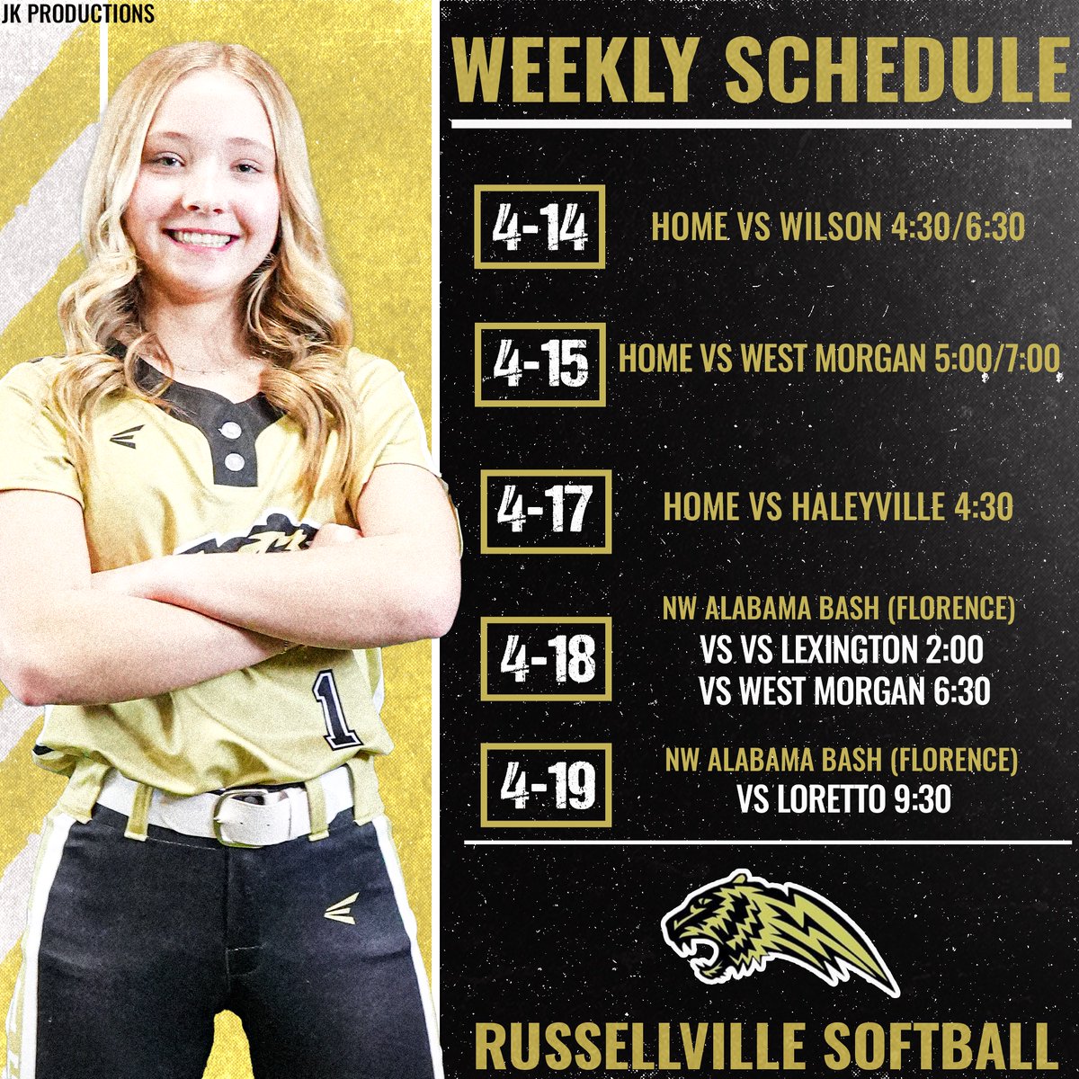 Don’t miss your Lady Tigers in action this week.