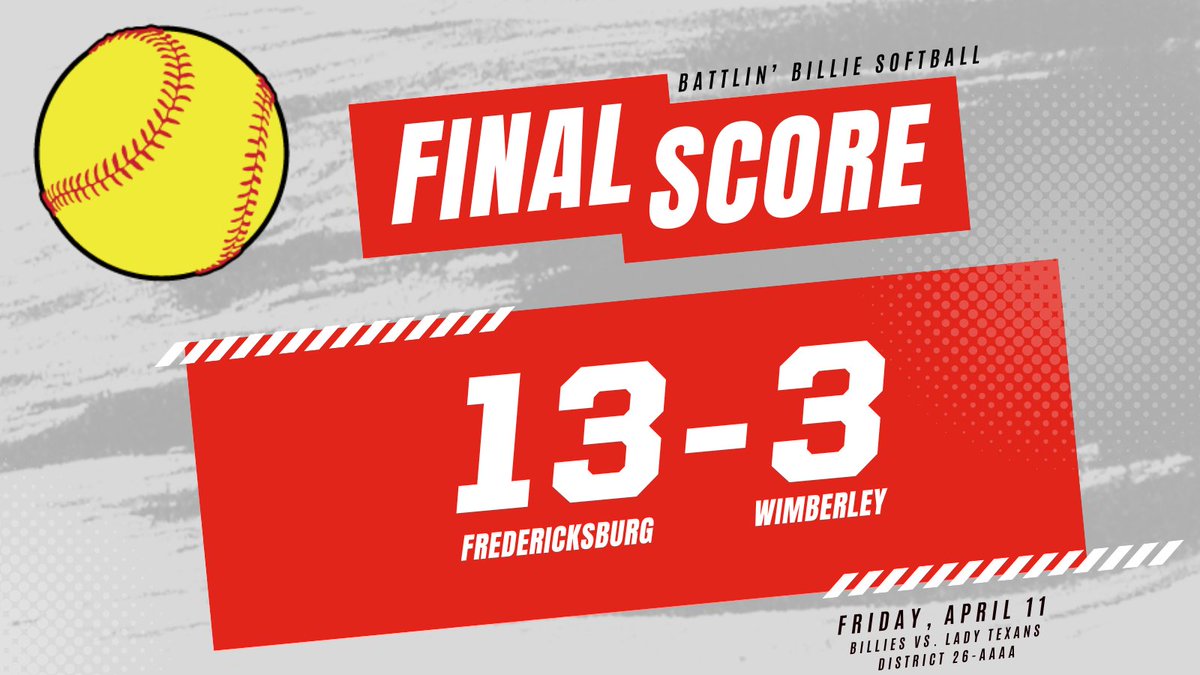 A big THANK YOU to those who came out to support us this evening! We picked up two wins in front of an incredible crowd! #OwnIt #OurTownRocks <a href="/billiesports/">Fredericksburg Athletics</a>