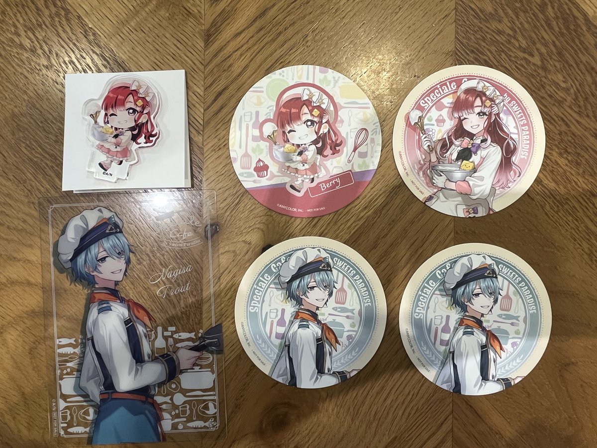 rebe_371's tweet photo. 【交換】 にじさんじ Speciale スイパラ コラボカフェ コースター アクリルスタンド クリアカード

譲:画像1枚目

求:画像2枚目の方の同種

本日16時頃まで天王寺手渡し＞郵送

検索からでもお気軽にお声掛けください https://t.co/HkGOsP1HhY