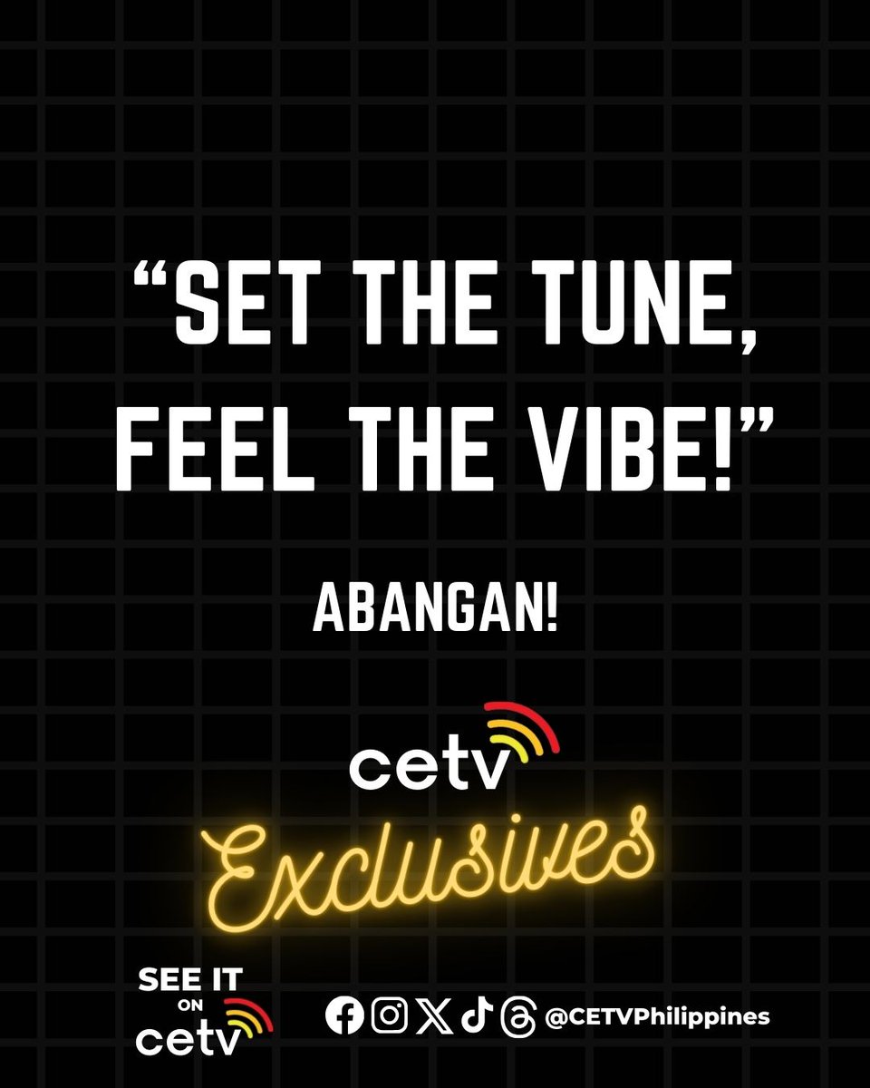 Finally! Makakasama natin sila very soon!

Abangan kung sino ang makakasama ni Dom Holiday (@djdomph) sa CETV Exclusives very soon, because "It's all for you!"

#SeeItOnCETV #MaSEEyaAngSummerDito #CETVExclusives