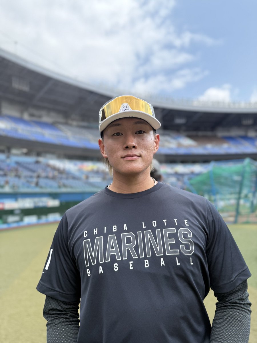 山本大斗 選手が合流です！ #chibalotte #広報