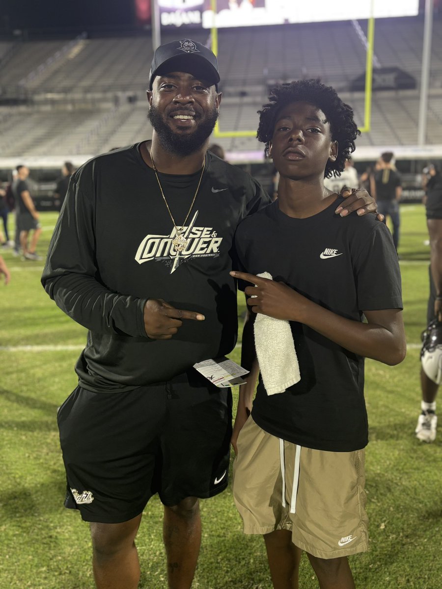 Had a great time at ucf open practice <a href="/CoachDrico/">Drico Johnson</a> <a href="/UCFSports/">Brandon Helwig</a> <a href="/UCF_Football/">UCF Football</a>