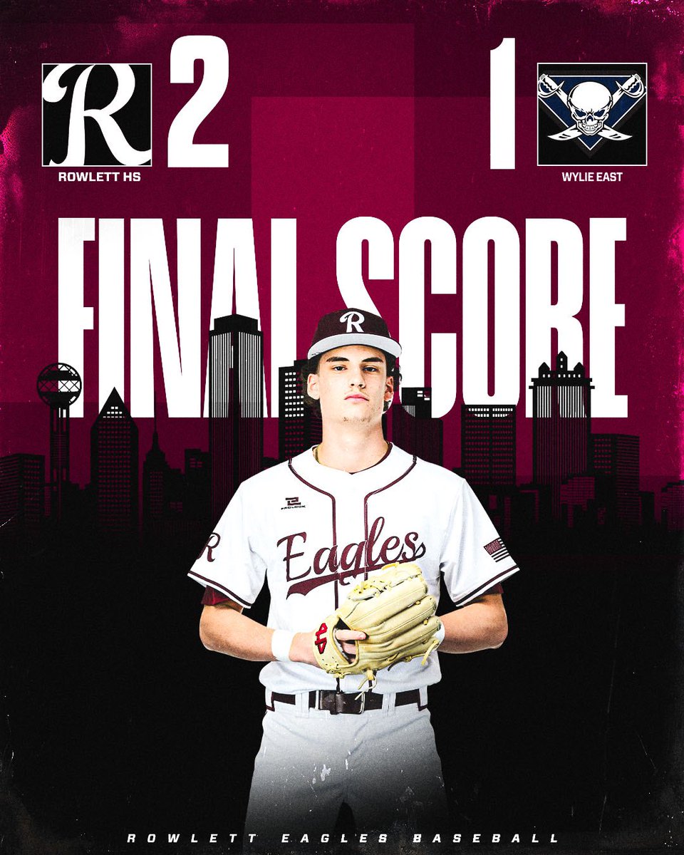 So proud of this team. Keep it rolling #WORK #RFTB

<a href="/tylerholmes_34/">Tyler Holmes</a>  6.2 IP, 12ks, 1 run
<a href="/usrey_jake/">Jake</a> and <a href="/KirkhuffRiver2/">River Kirkhuff</a> coming through clutch! 
<a href="/RHS_Eagles/">Rowlett High School</a> <a href="/ROCOgameday/">Rockwall County Gameday</a> <a href="/LETTNATION/">LETTNATION</a> <a href="/FiveToolTexas/">✭Five Tool Texas✭</a>