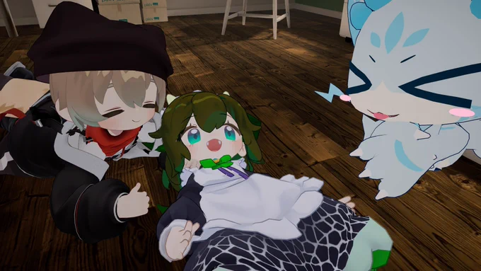 昨日のぶいちゃ!まめひ学園にちょいとお邪魔してワールド巡りしたりチルワでメシの話をするなどした。