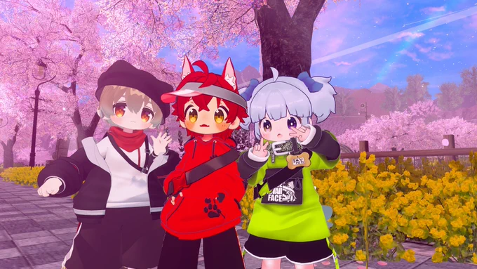 昨日のぶいちゃ!まめひ学園にちょいとお邪魔してワールド巡りしたりチルワでメシの話をするなどした。