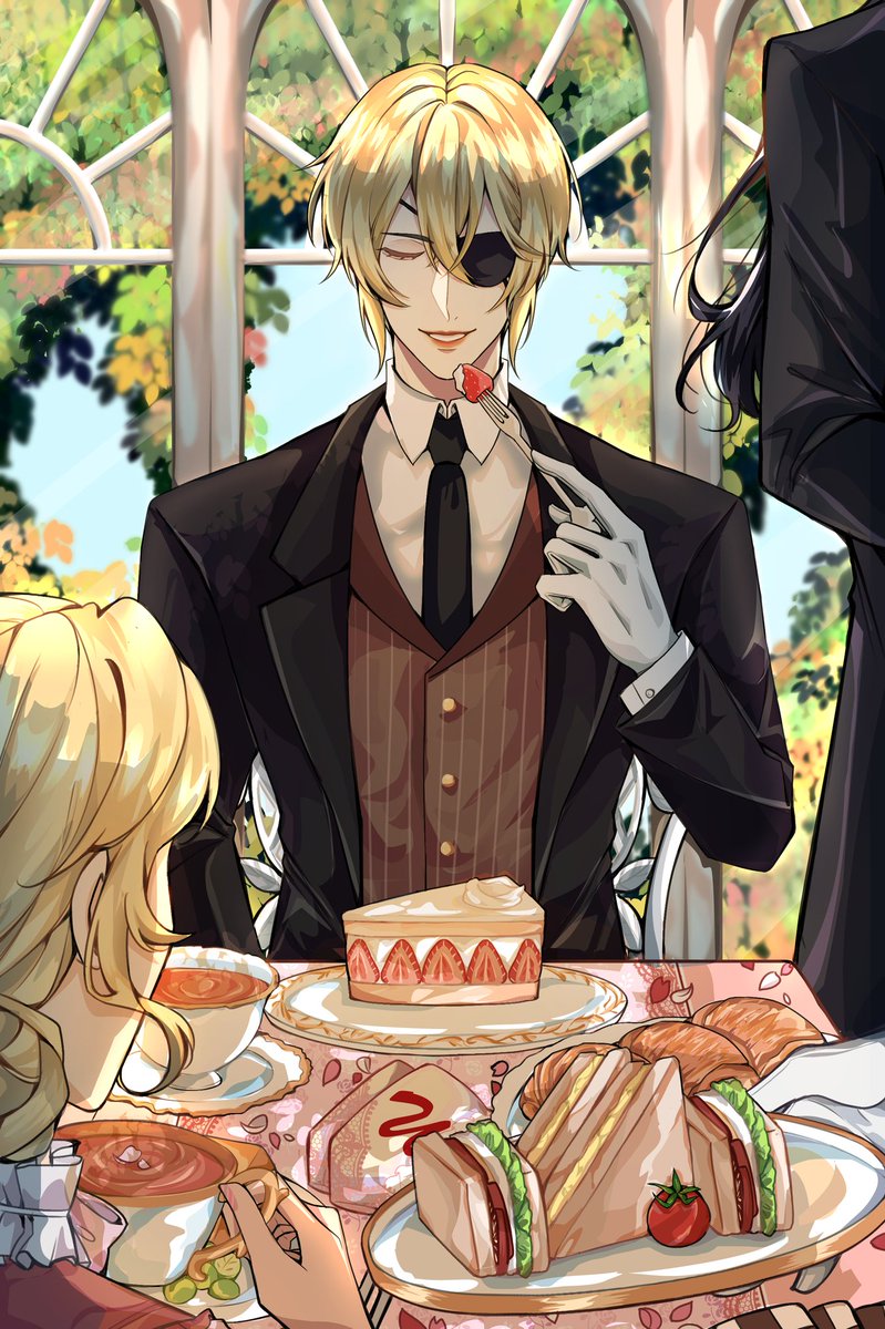 1013km_hksn's tweet photo. Print available for Yuumori cupsleeve event in LA! Please check out the instagram account aheehee
 https://t.co/DtVODSTeKY

Btw... do you guys recognize the two cameos? 👀

#yuumori #moriartythepatriot #williamjamesmoriarty https://t.co/7CKjGomBGu