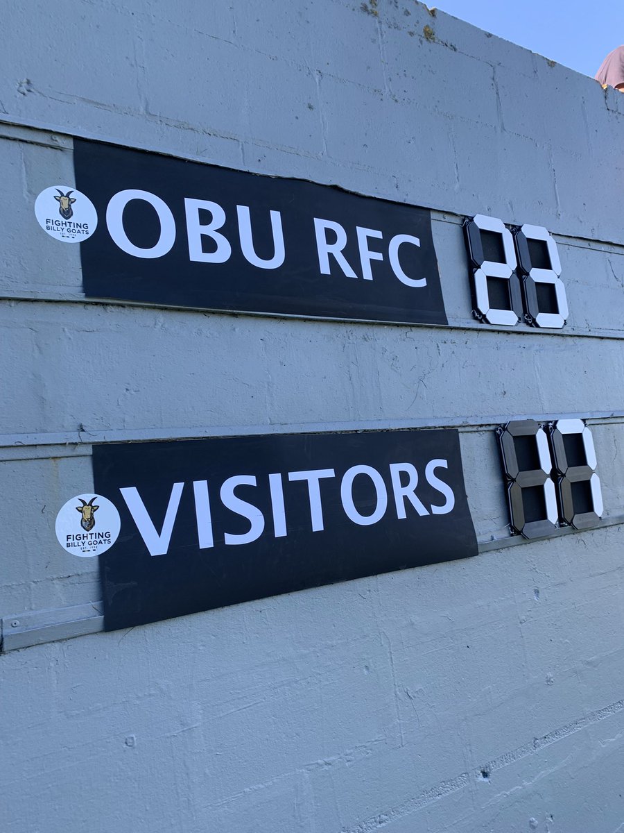 SprottJeremy's tweet photo. OBU premiers lead at half time v HOBM . Superb Debut try for Thoma at 9 &amp; Rhys Plumtree intercept to run 80 mtrs. https://t.co/NR6C0LUW79