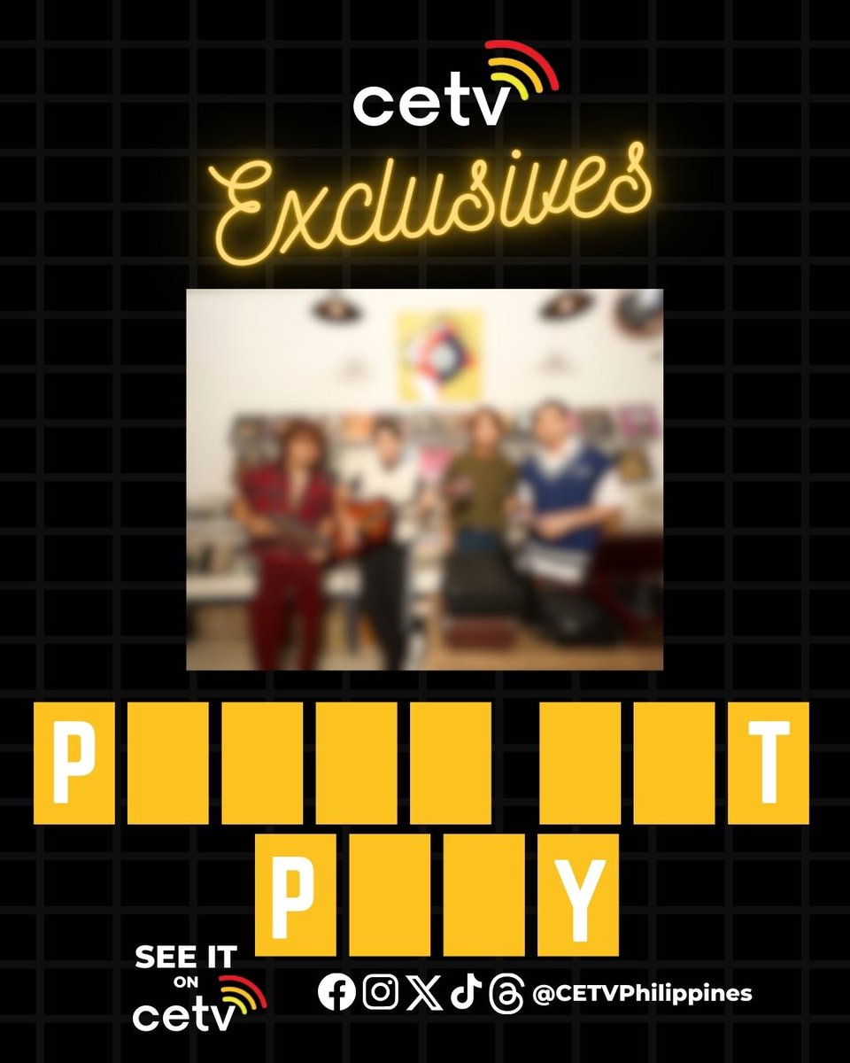 Can you take a guess on our guest for CETV Exclusives with Dom Holiday (@djdomph)  this Saturday, April 26?

CLUE: 🎵TELL ME, TELL ME, TELL ME now!🎵

#SeeItonCETV #CETVExclusives