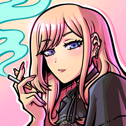 Sabylite's tweet photo. Commissioned my PFP from @maskedgolem 
Yo... fuck AI? lolllll 
This man is amazing. https://t.co/z1FoTRBEOt