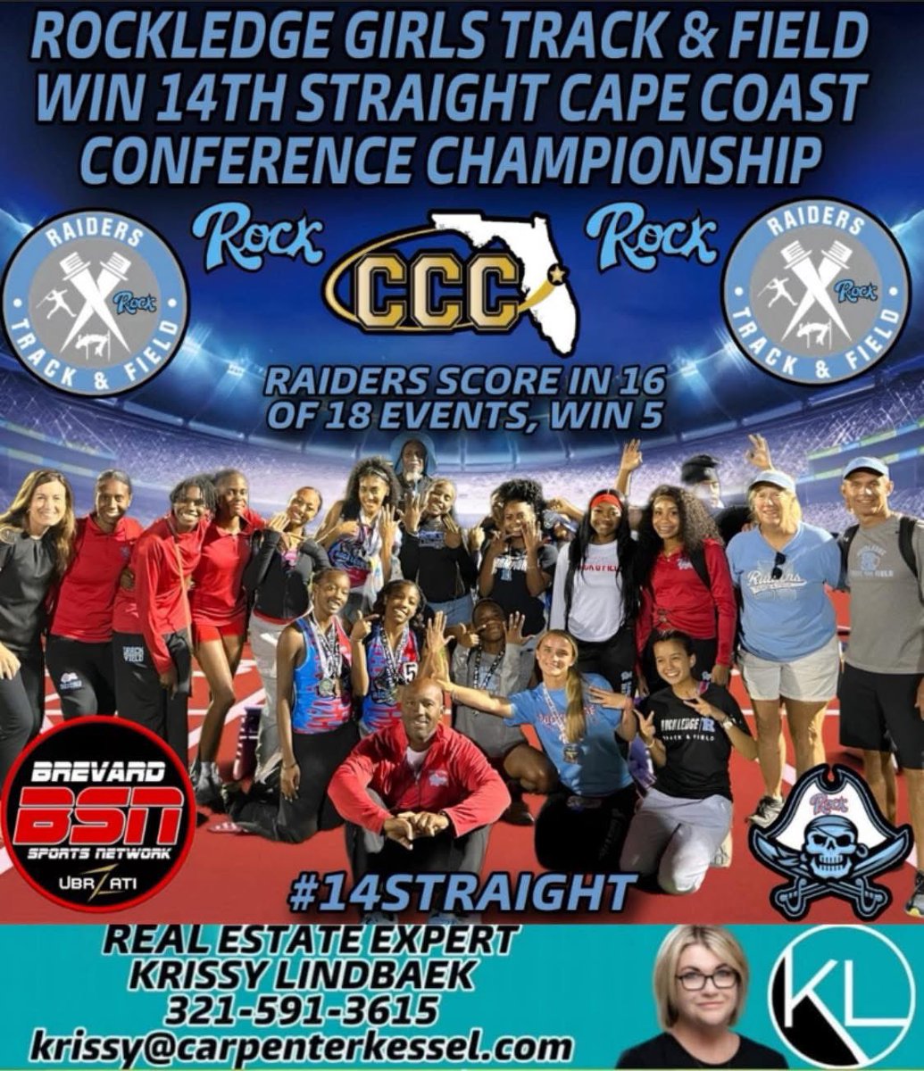 BrevardSportsNetwork (@sportsbrevard) on Twitter photo BSN TRACK & FIELD: <a href="/Rockledge_Track/">Rockledge High Track</a> GIRLS MAKE IT 14 IN STRAIGHT <a href="/CapeCoastSports/">CapeCoastConference</a> CHAMPIONSHIPS WITH ANOTHER DOMINANT PERFORMANCE:
Read the write up: facebook.com/share/p/18x8oY… BSN TRACK & FIELD: <a href="/Rockledge_Track/">Rockledge High Track</a> GIRLS MAKE IT 14 IN STRAIGHT <a href="/CapeCoastSports/">CapeCoastConference</a> CHAMPIONSHIPS WITH ANOTHER DOMINANT PERFORMANCE:
Read the write up: facebook.com/share/p/18x8oY…