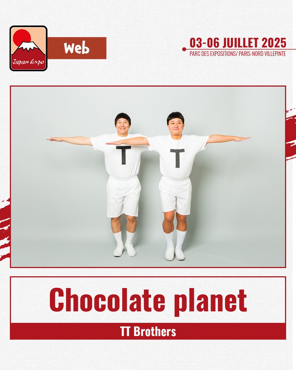 壁で生まれたチョコプラのTT兄弟がフランスで開催されるJapan-Expoに