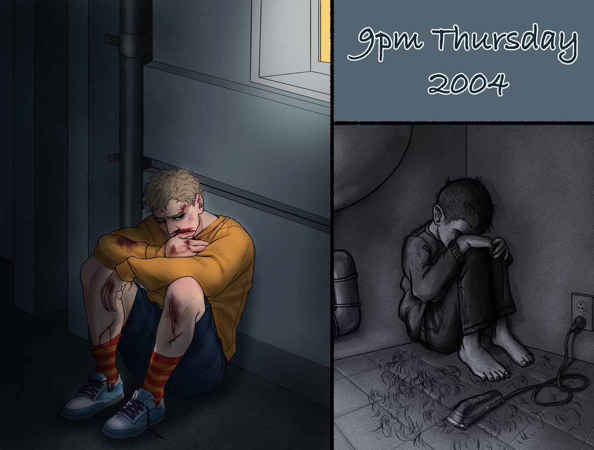 Ozy_Pineapple's tweet photo. Collab with @gwemmz
I drew the line art on the right. Little Johnny. And I coloured in Em’s line art on the left.
#ghoap #tinyboys #soap #ghost #cod https://t.co/RtKq31qxXP