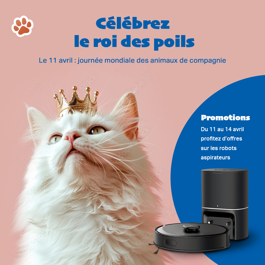 Promos Tapo en l'honneur des animaux de compagnie.
fr.store.tp-link.com/pages/promotio…
#tapo #promo #chien #chat #aspirateur #caméra #vidéosurveillance #maison #animaux #tplink