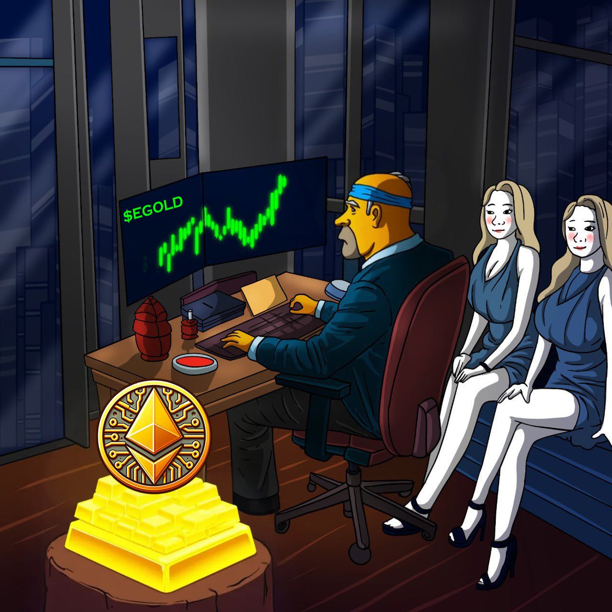 Some coins are spicy.
$EGOLD is smooth like jazz and old money.
#crypto #gold #ethereum