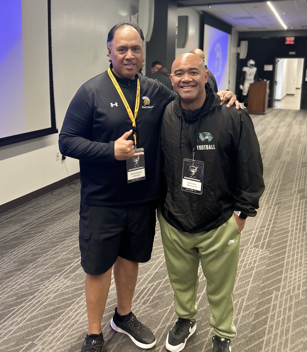 Marcus Malu (@marcus_malu) on Twitter photo Thank you Coach <a href="/ken_niumatalolo/">Ken Niumatalolo</a> for the hospitality and the OFAs at your coaches clinic #TeamJesus #BuildingRealRelationships #SanJoseState #DeerValleyFootball Thank you Coach <a href="/ken_niumatalolo/">Ken Niumatalolo</a> for the hospitality and the OFAs at your coaches clinic #TeamJesus #BuildingRealRelationships #SanJoseState #DeerValleyFootball