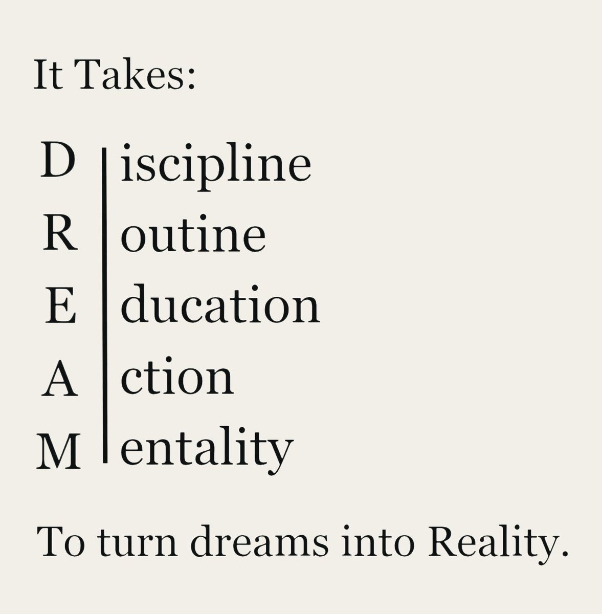 Turning dreams into reality: