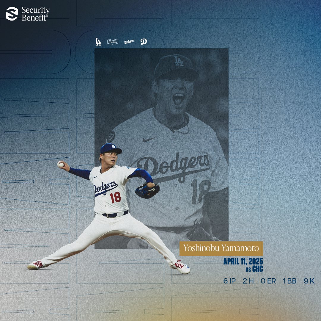 Six shutout innings for Yoshinobu!