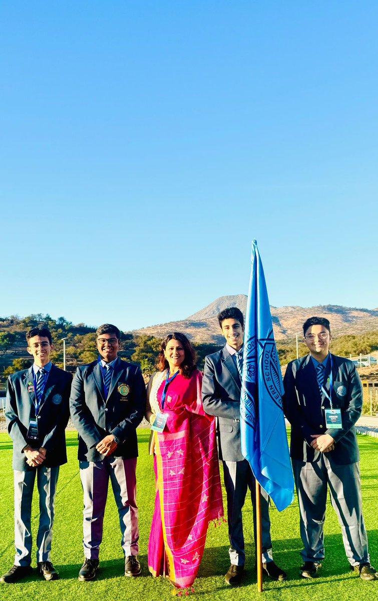 ModernRoad's tweet photo. Modern School Makes History at the Round Square Conference in Santiago, Chile, under the inspiring theme, “Dare to Dream, Dare to Lead.” Once again demonstrated its commitment to global collaboration on the international stage in Latin America for the first time.@r0undsquare https://t.co/c0wbmWlVNb