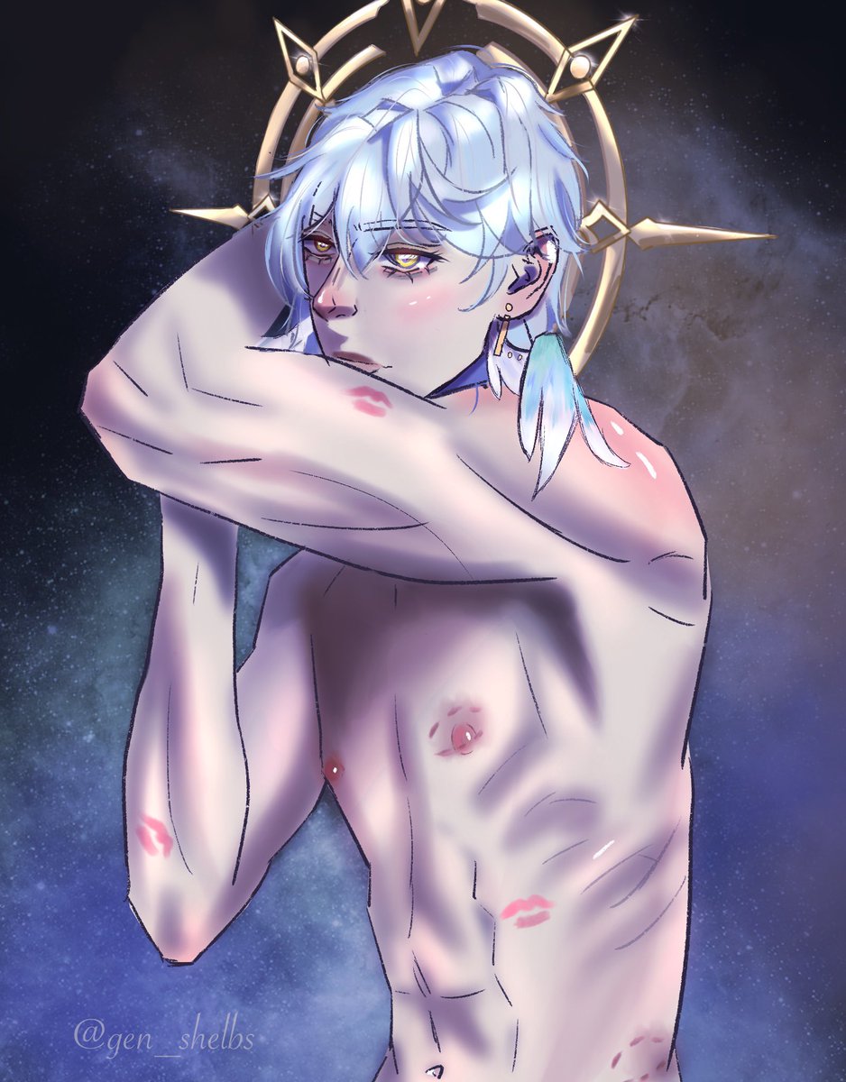 gen_shelbs's tweet photo. Kiss the angel, or bite?

#sunday #hsr #SundayHSR #HonkaiStarRail #hsrcreators #fanart #halovian #babyboy https://t.co/ZdaLhYx0pS