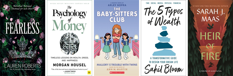 This week the Cheshire Public Library has 180 new books and two new movies.  New items include Fearless. wowbrary.org/nu.aspx?p=2605…