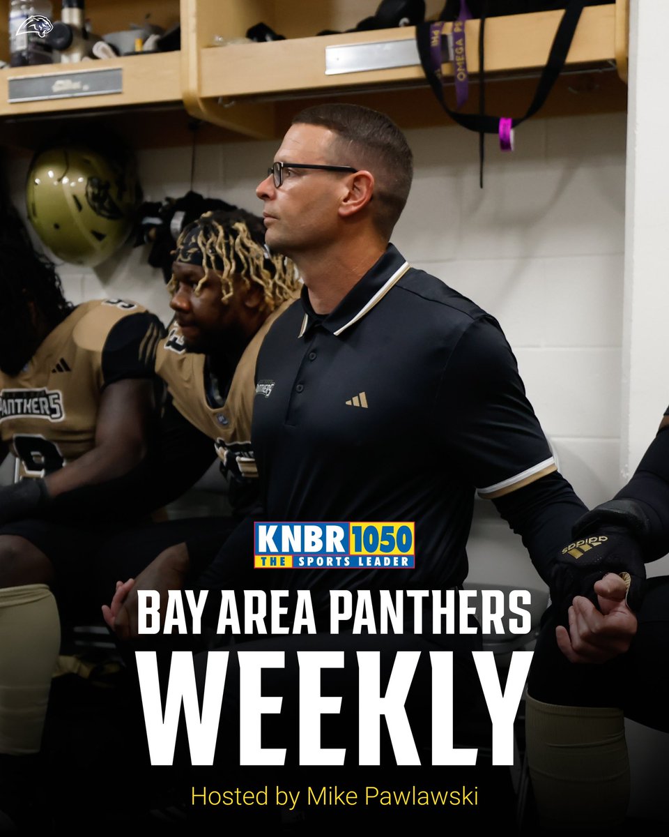 Bay Area Panthers (@panthersifl) on Twitter photo 🎥NEW EPISODE of ‘Bay Area Panthers Weekly,’ hosted by former <a href="/CalFootball/">Cal Football</a> & XFL QB Mike Pawlawski - out now.
Episode 2:
▪️ Coach Rob Keefe
▪️ LB BJ Taufalele
▪️ DB Tyler Watson
knbr.com/bayareapanther…
#BayAreaPanthers #PantherNation 🎥NEW EPISODE of ‘Bay Area Panthers Weekly,’ hosted by former <a href="/CalFootball/">Cal Football</a> & XFL QB Mike Pawlawski - out now.
Episode 2:
▪️ Coach Rob Keefe
▪️ LB BJ Taufalele
▪️ DB Tyler Watson
knbr.com/bayareapanther…
#BayAreaPanthers #PantherNation