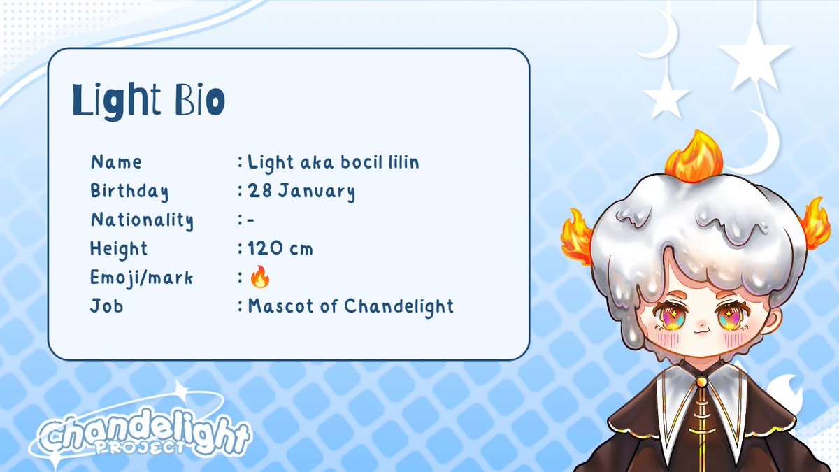 Chandelianss's tweet photo. Hai hallo!!! ✧(｡•̀ᴗ-)✧
I'm Light and i will be your guide! 

#chandelianss 
(1) https://t.co/JedLiaP1kH