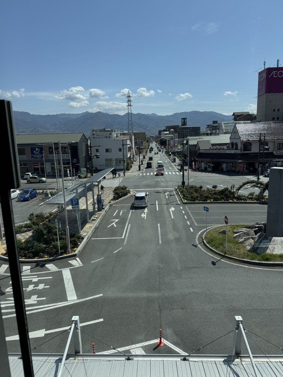 着いたけど日差しがあったかい