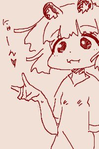 「ちかごろのらくがき2変身たぬき 」|うちうのイラスト