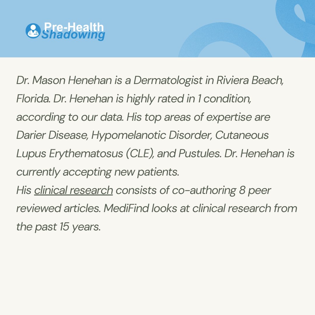 Pre-Health Shadowing tweet media