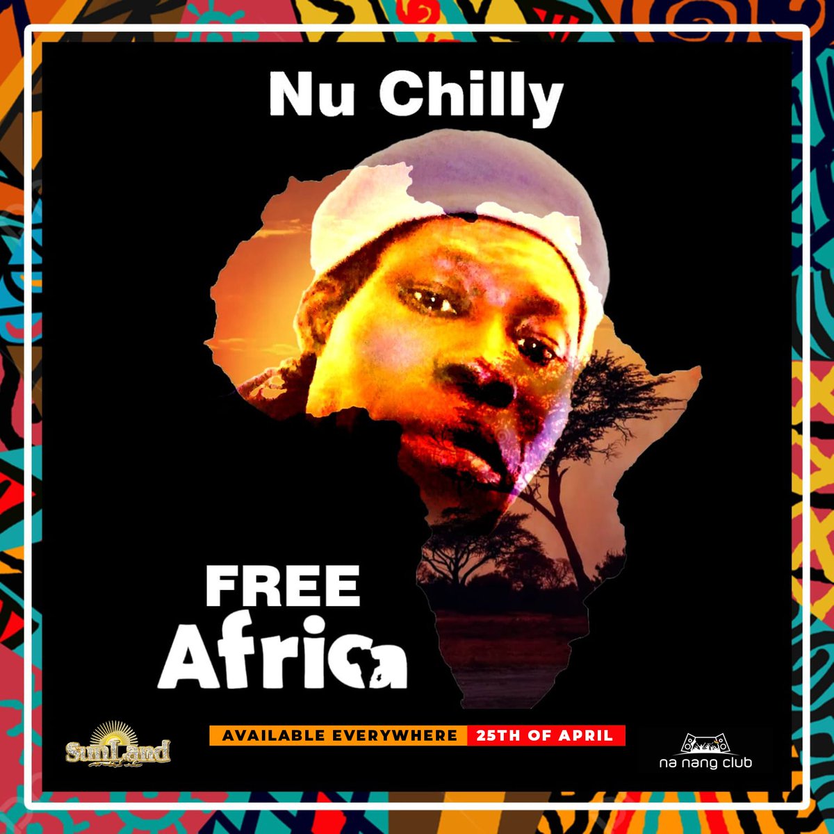 #NewMusic
#SunlandMusic 
#FreeAfrica 
#AfrofusionDrill 
Available everywhere 25th April 2025
Artwork sponsored by Nanang Club.
open.spotify.com/artist/1Nhj9OC…